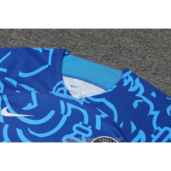 Chandal del Chelsea 22-23 Manga Corta Azul - Pantalon Corto